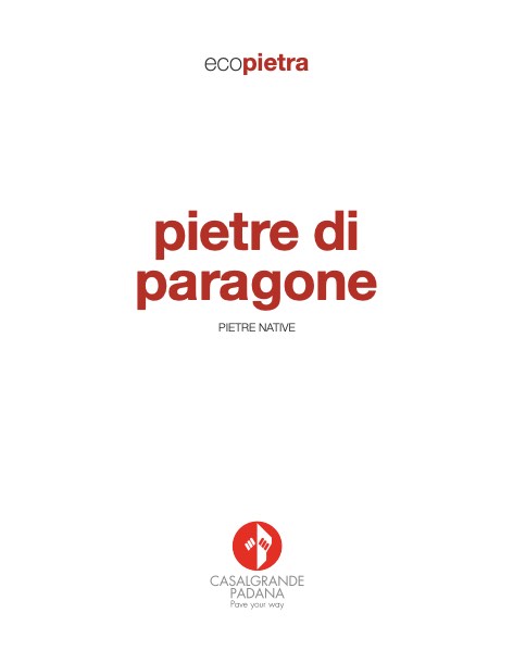 Casalgrande Padana - 目录 pietre di paragone